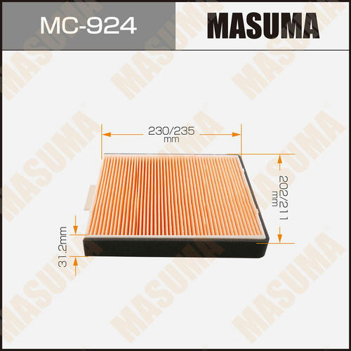 Фильтр салонный Masuma, MC-924