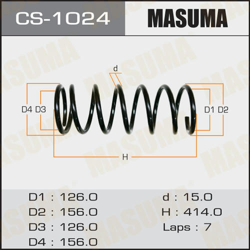 Пружина подвески Masuma, CS-1024