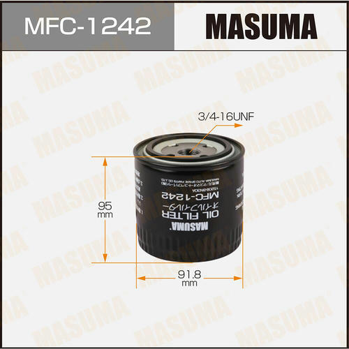 Фильтр масляный Masuma, MFC-1242