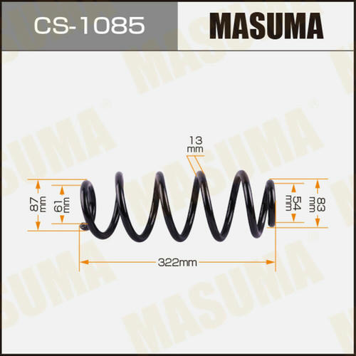 Пружина подвески Masuma, CS-1085