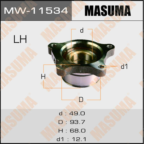 Ступичный узел Masuma, MW-11534