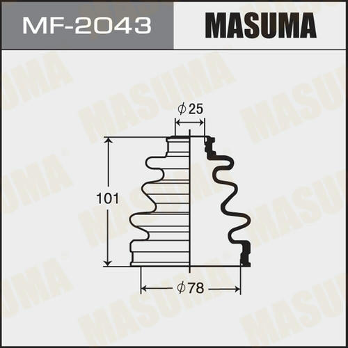 Пыльник ШРУСа Masuma (резина), MF-2043