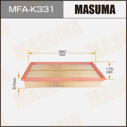 Фильтр воздушный Masuma, MFA-K331