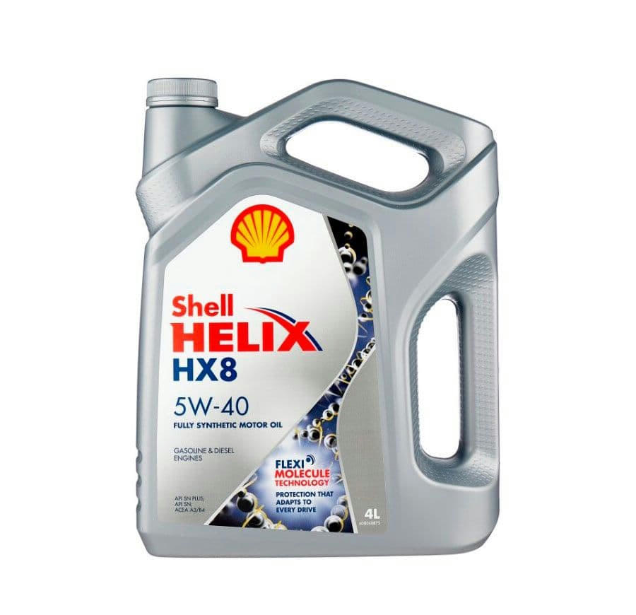 Масло моторное Shell Helix HX8 SN+ 5W40 синтетическое 1л 550051580
