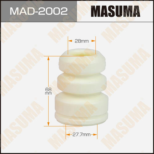 Отбойник амортизатора Masuma, 27.7x28x68, MAD-2002