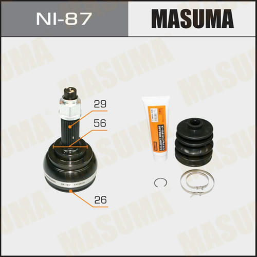 ШРУС наружный Masuma , NI-87