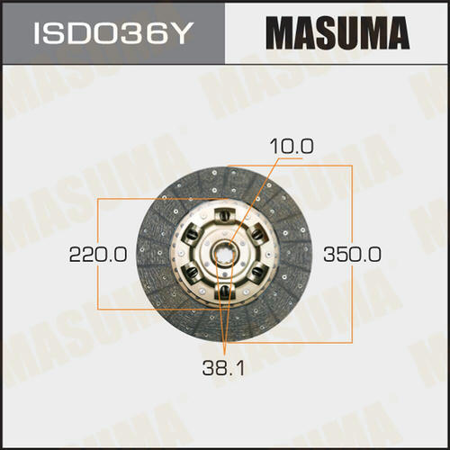 Диск сцепления Masuma, ISD036Y