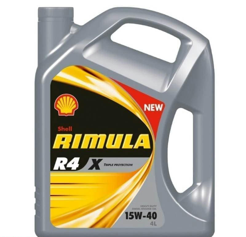 Масло SHELL Rimula R4 X 15W40 моторное минеральное 4 л