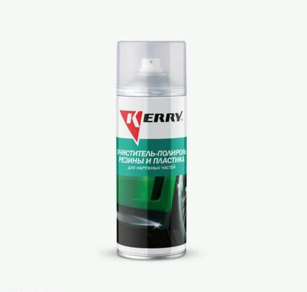 Очиститель-полироль пластика для наружных частей (аэрозоль) (520 мл.) KERRY № KR-950