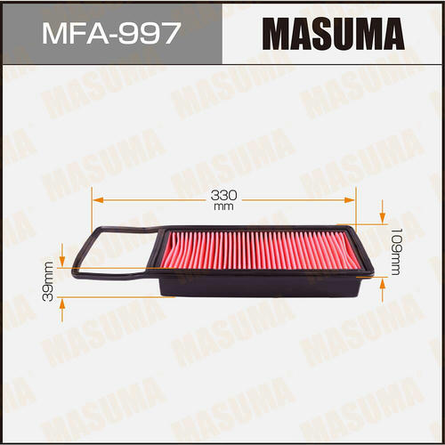 Фильтр воздушный Masuma, MFA-997
