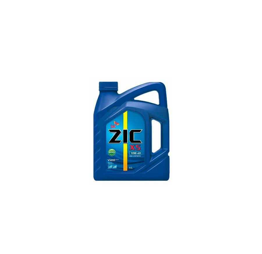 Масло моторное ZIC X5 Diesel 10W40 полусинтетическое 4л 162660