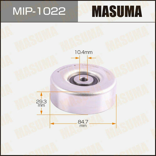Ролик обводной приводного ремня Masuma, MIP-1022