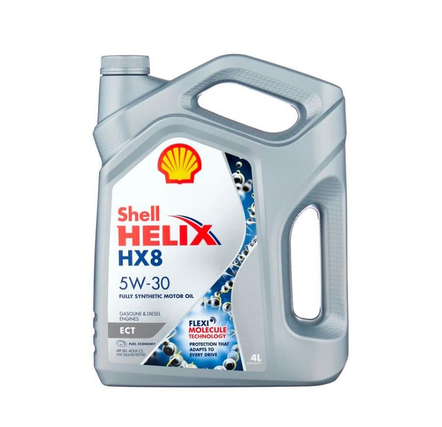 Масло моторное Shell Helix HX8 ECT 5W30 синтетическое 4л 550048035