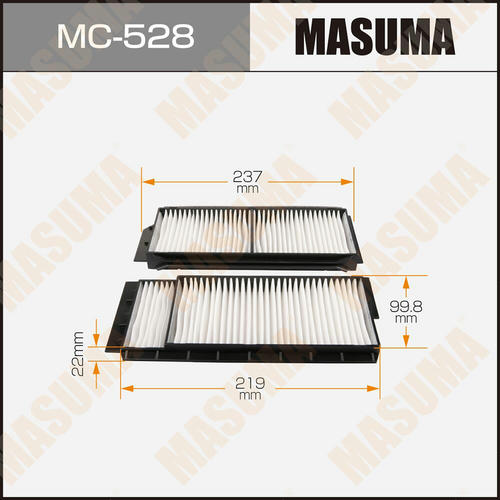 Фильтр салонный Masuma, MC-528