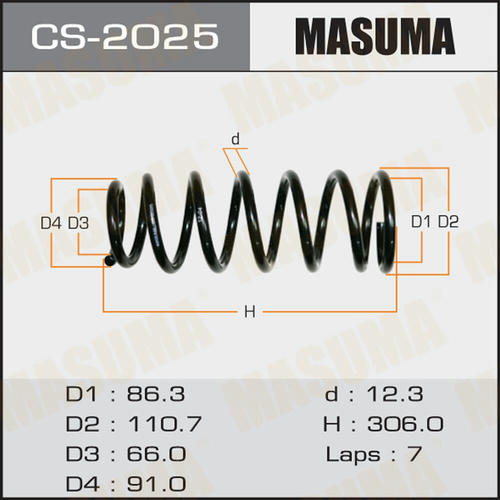 Пружина подвески Masuma, CS-2025