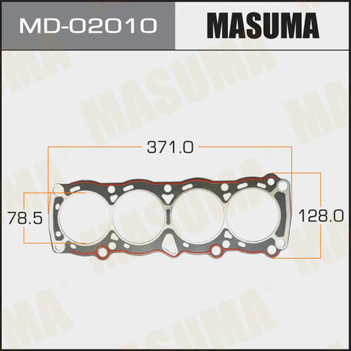 Прокладка ГБЦ (графит-эластомер) Masuma толщина 1,60 мм, MD-02010