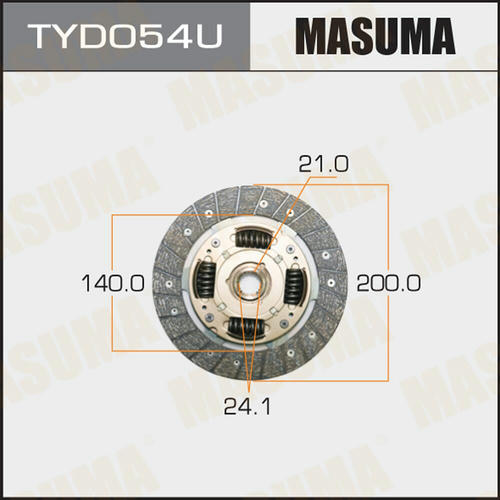 Диск сцепления Masuma, TYD054U