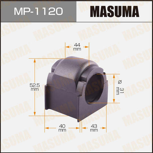 Втулка резиновая Masuma, MP-1120