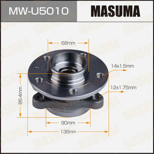 Ступичный узел Masuma, MW-U5010