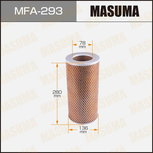 Фильтр воздушный Masuma, MFA-293