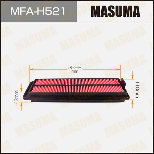 Фильтр воздушный Masuma, MFA-H521
