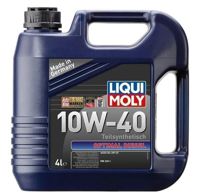 Масло LIQUI MOLY Optimal Diesel 10W40 моторное полусинтетическое 4л артикул 3934