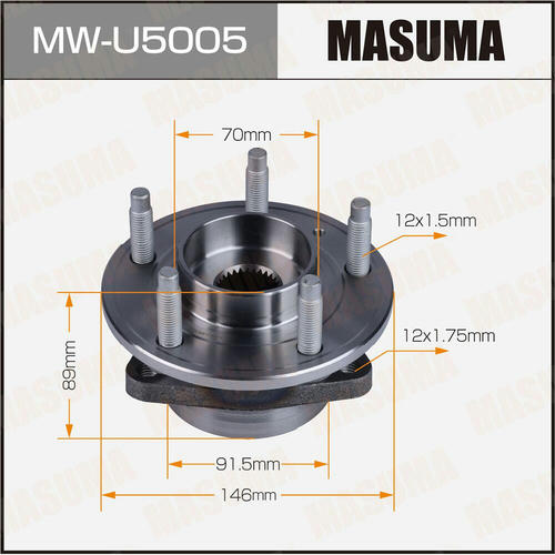 Ступичный узел Masuma, MW-U5005