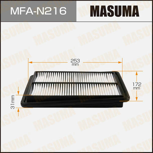 Фильтр воздушный Masuma с пропиткой маслом, MFA-N216