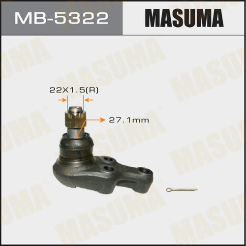 Опора шаровая Masuma, MB-5322