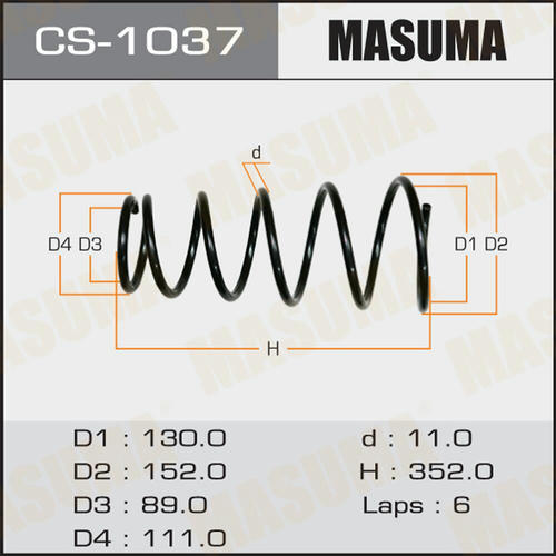 Пружина подвески Masuma, CS-1037
