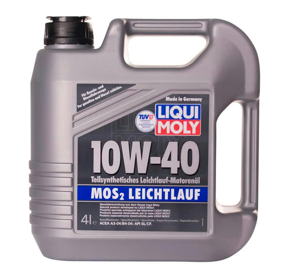 Масло моторное Liqui Moly MoS2 Leichtlauf 10W40 полусинтетическое 4л 1917