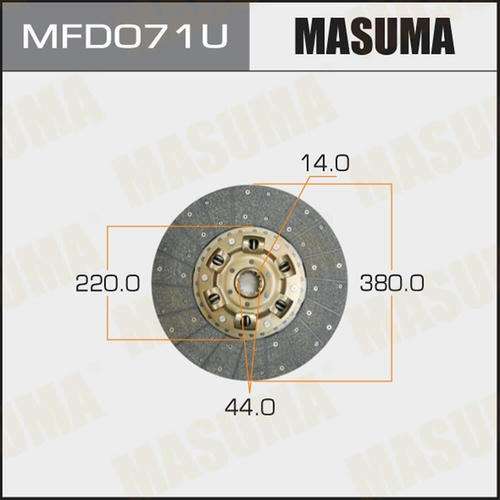 Диск сцепления Masuma, MFD071U