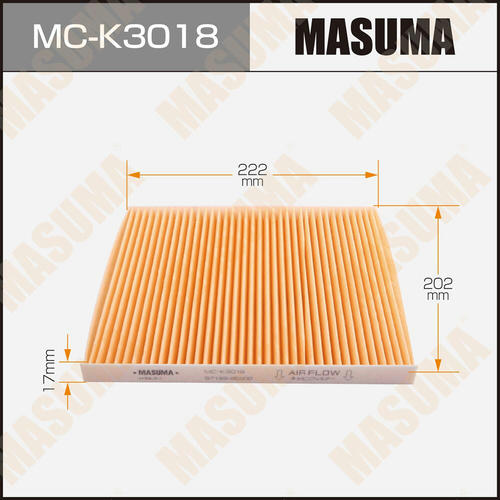 Фильтр салонный Masuma, MC-K3018