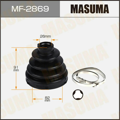Пыльник ШРУСа Masuma (резина), MF-2869
