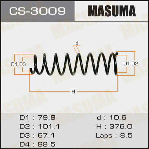 Пружина подвески Masuma, CS-3009