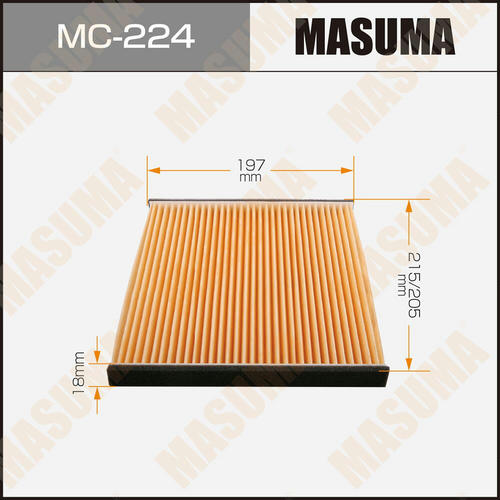 Фильтр салонный Masuma, MC-224
