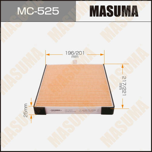 Фильтр салонный Masuma, MC-525