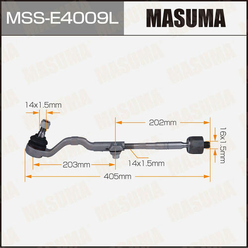 Тяга рулевая (комплект) Masuma, MSS-E4009L