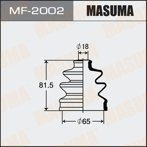 Пыльник ШРУСа Masuma (резина), MF-2002