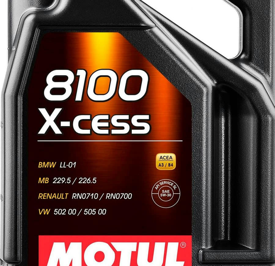 Масло моторное Motul 8100 X-cess A3B3B4 5W30 синтетическое 4л 108945