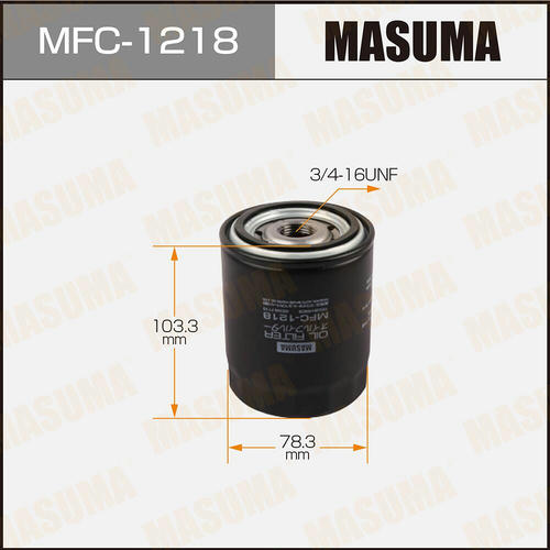 Фильтр масляный Masuma, MFC-1218