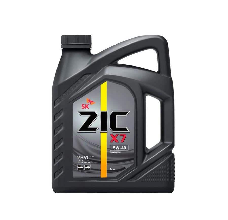 Масло моторное ZIC X7 5W40 синтетическое 4л 162662