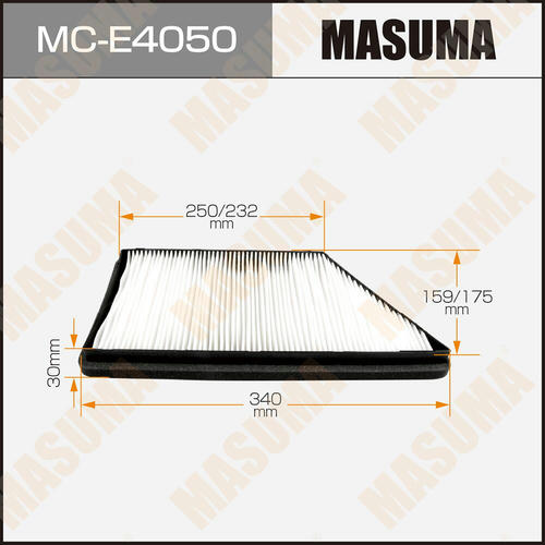 Фильтр салонный Masuma, MC-E4050
