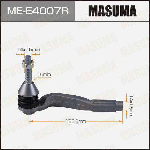 Наконечник рулевой Masuma, ME-E4007R