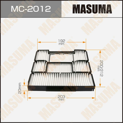 Фильтр салонный Masuma, MC-2012