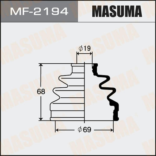 Пыльник ШРУСа Masuma (резина), MF-2194