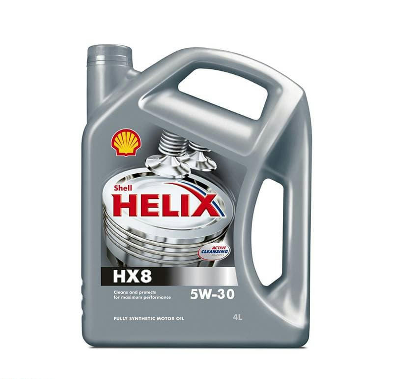 Масло SHELL Helix HX8 Synthetic 5W30 моторное синтетическое 4л