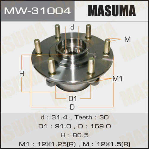 Ступичный узел Masuma, MW-31004