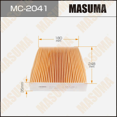 Фильтр салонный Masuma, MC-2041
