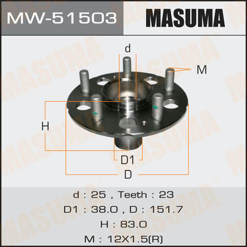 Ступичный узел Masuma, MW-51503